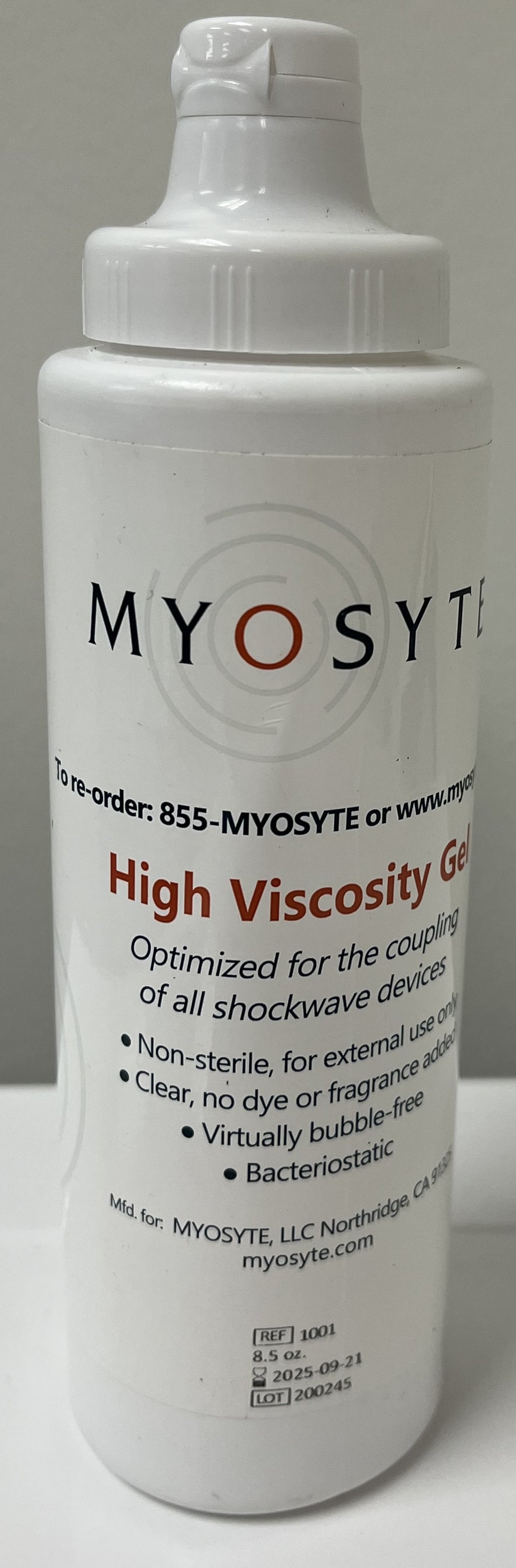 MYOSYTE™ Gel for Shockwave Therapy - 1 case of 8 oz